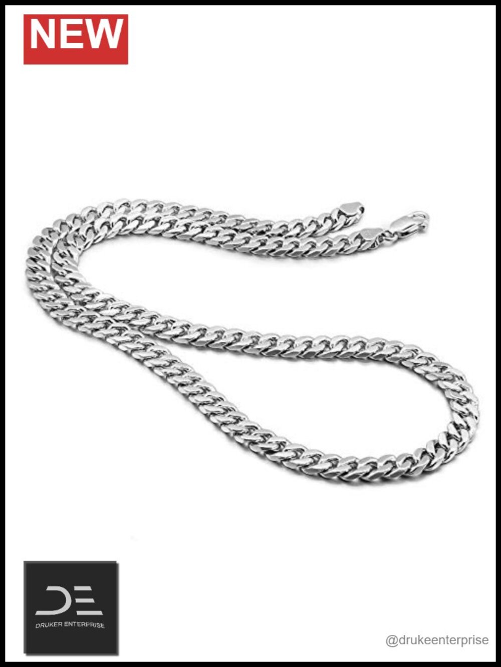 925 Sterling Silver Miami Cuban Link Chain Necklace 6mm Unisex Minimalist 18-30